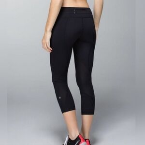 Women's 💎Black Lululemon Cropped Leggings